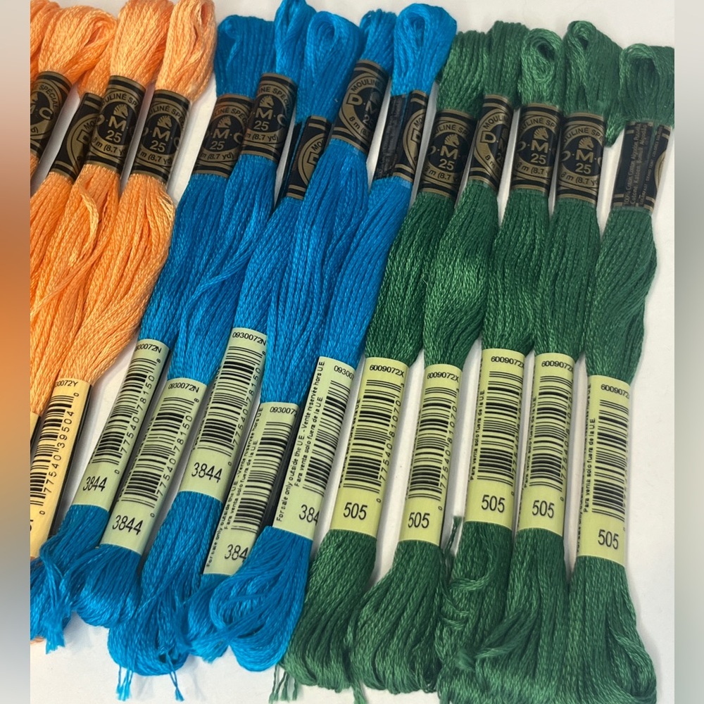 50 Skeins DMC Embroidery Floss Mouline Special 6 Strand Assorted Multicolors - Picture 4 of 13